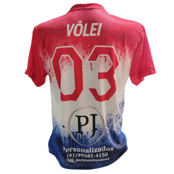 dry fit colmeia 2 - costas Camisetas Dry Fit Colmeia