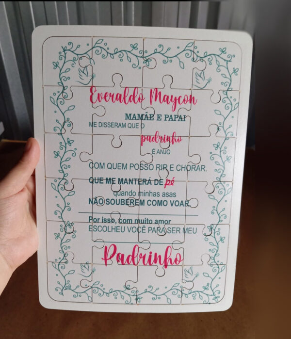 Quebra-cabeça personalizado